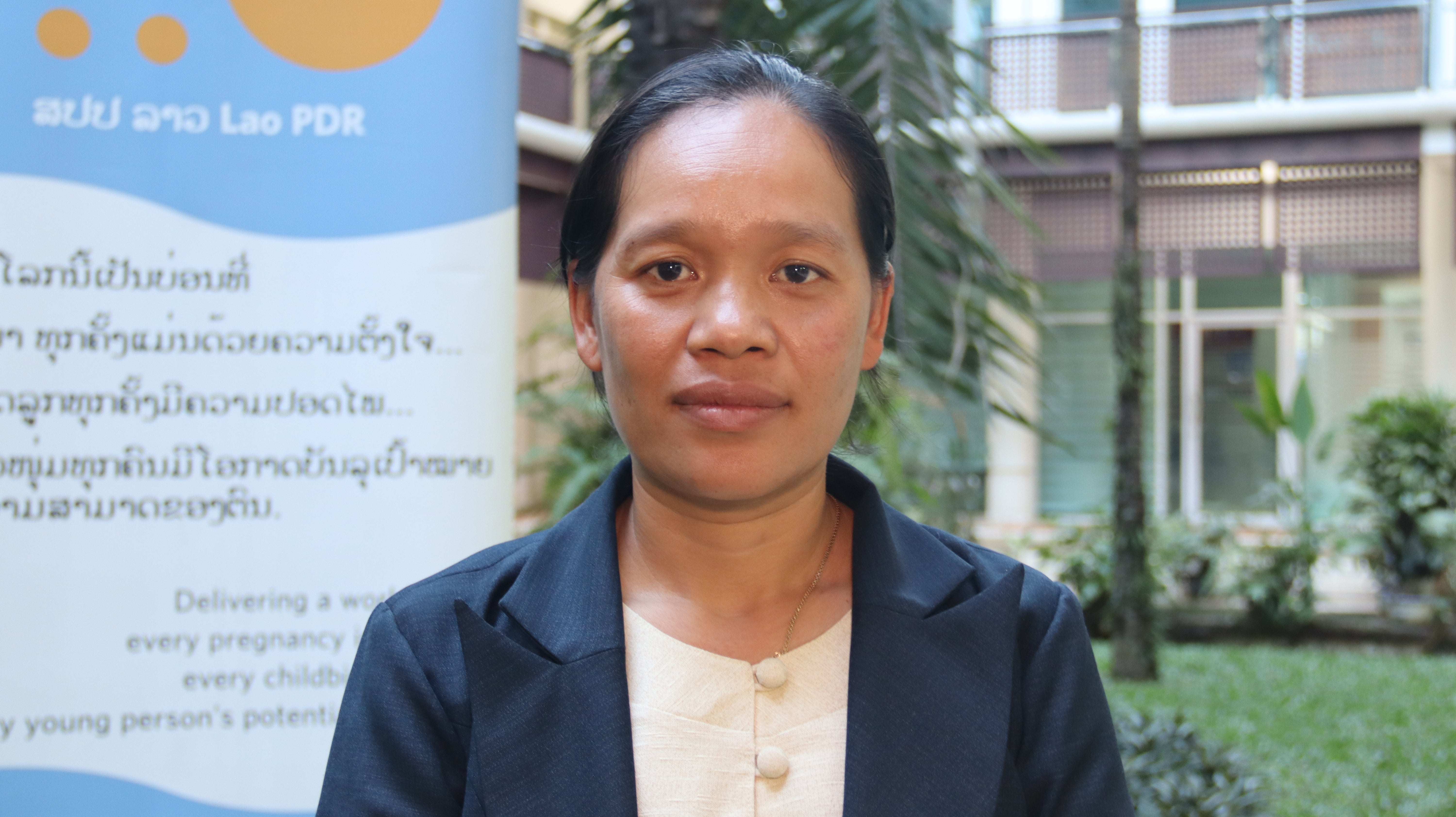 Khekko Saysanadeth, Head of Phakeng Health Center, Phoukhoun district, Luang Prabang province Photo | UNFPA Lao PDR