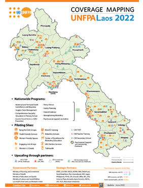 UNFPA Coverage Mapping in Lao PDR - 2022