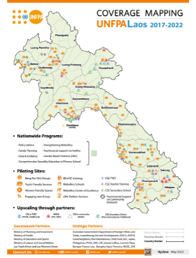 UNFPA Coverage Mapping in Lao PDR - 2022