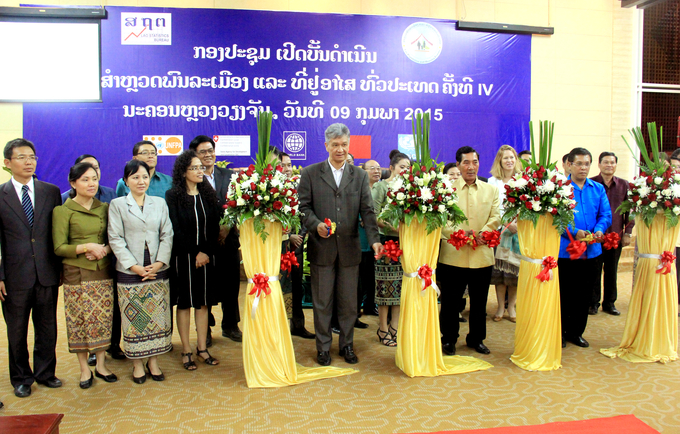 Lao PDR officially announces the 4th Population and Housing Census