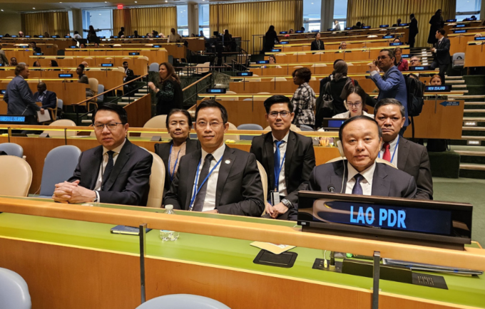 High-level delegation from the Lao PDR attends the 57 Session of Commission on Population and Development in the Headquarter of 
