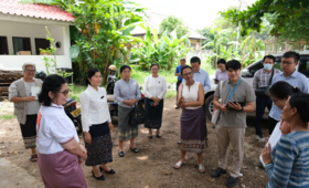 Vice Minister of Planning And Investment Led The Field Visit To Programmes supported by UNFPA In Savannakhet province