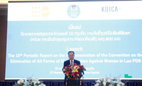 Progress for Lao women and girls celebrated at the official launch of the country’s 10th CEDAW report
