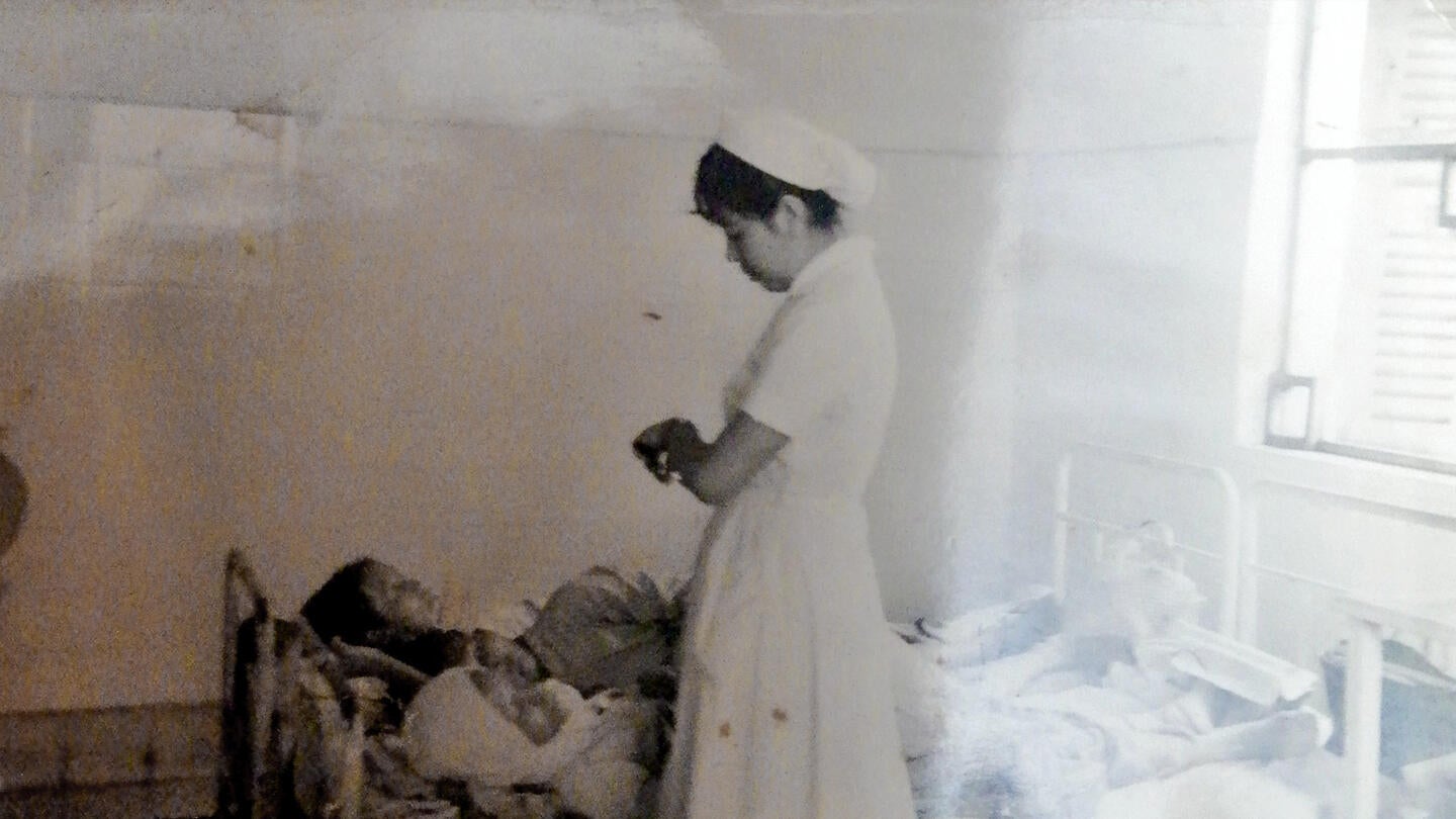 Midwife working in Laos between 1960 and 1990