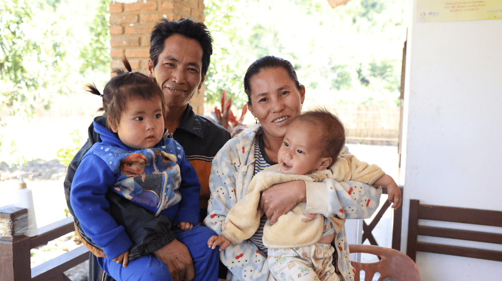 A family in Phonthong, Luang Prabang province, Lao PDR @UNFPA2021