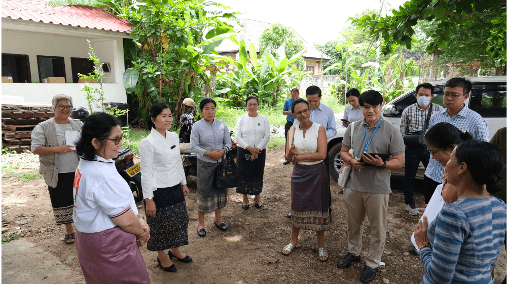 Vice Minister of Planning And Investment Led The Field Visit To Programmes supported by UNFPA In Savannakhet province