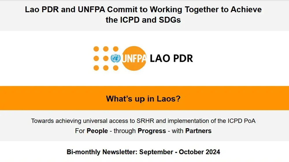 UNFPA Lao PDR September - October 2024 Newsletter