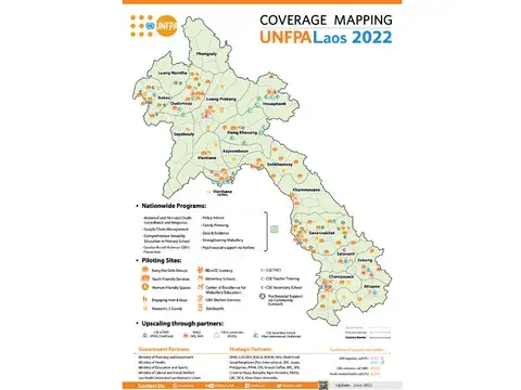 UNFPA Coverage Mapping in Lao PDR - 2023