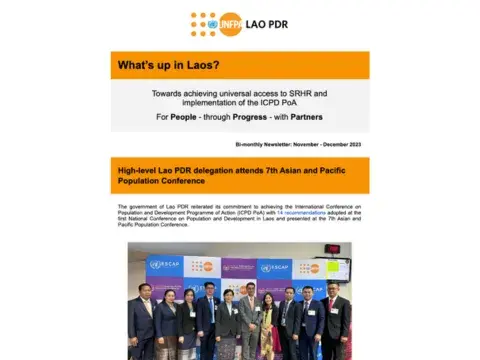 UNFPA Lao PDR November - December 2023 Newsletter