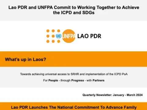 UNFPA Lao PDR January-March 2024 Newsletter