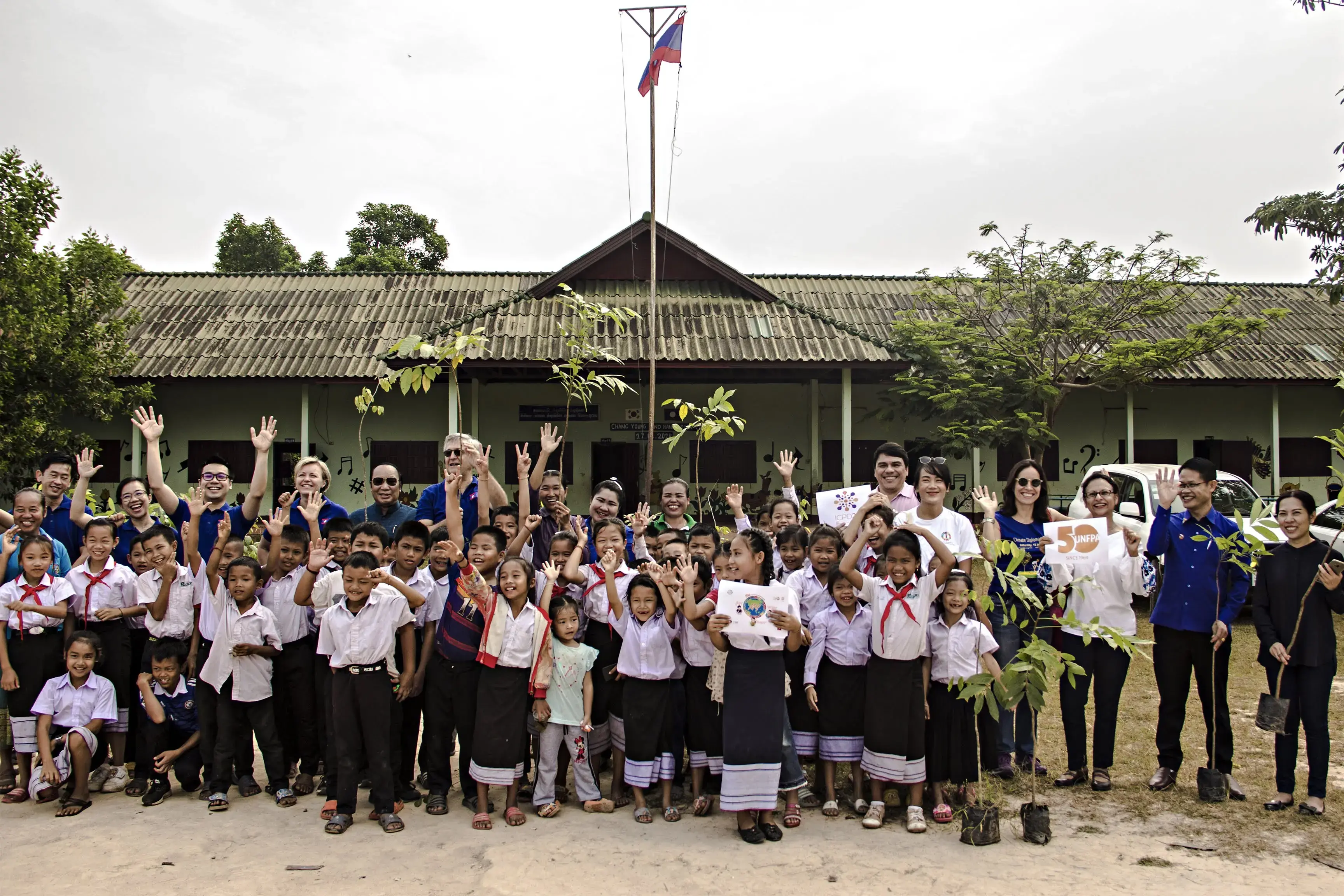 Partnerships and Trees to celebrate ICPD@25 & UNFPA@50