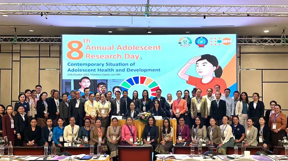  Laos Hosts The 8th Adolescent Research Day Forum Under The Theme: ”Contemporary Situation of Adolescent Health and Development”