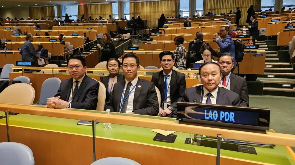 High-level delegation from the Lao PDR attends the 57 Session of Commission on Population and Development in the Headquarter of the United Nations in New York