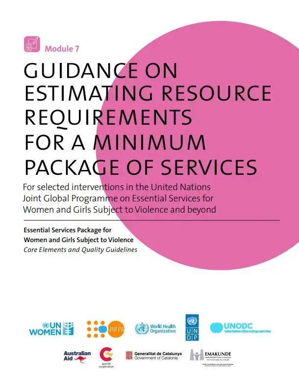 Guidance on Estimating Resource Requirements for a Minimum Package of Services