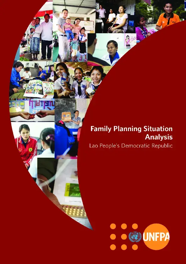 Family Planning Situation Analysis - English