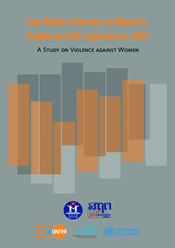 National Survey on Women's Health and Life Experiences 2014 - A Study on Violence against Women (English Version)